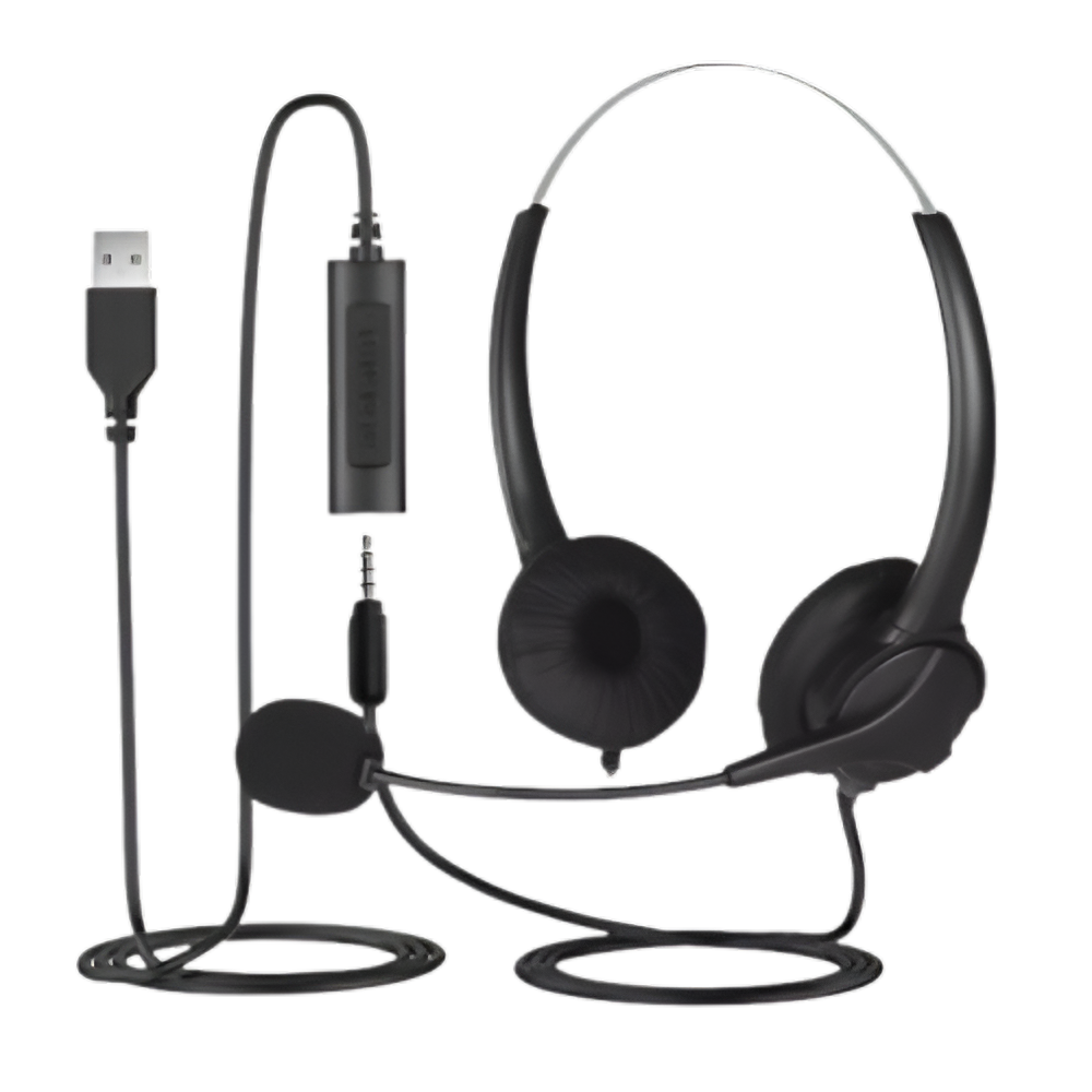SY490MV Call Center Wired Headset with Microphone