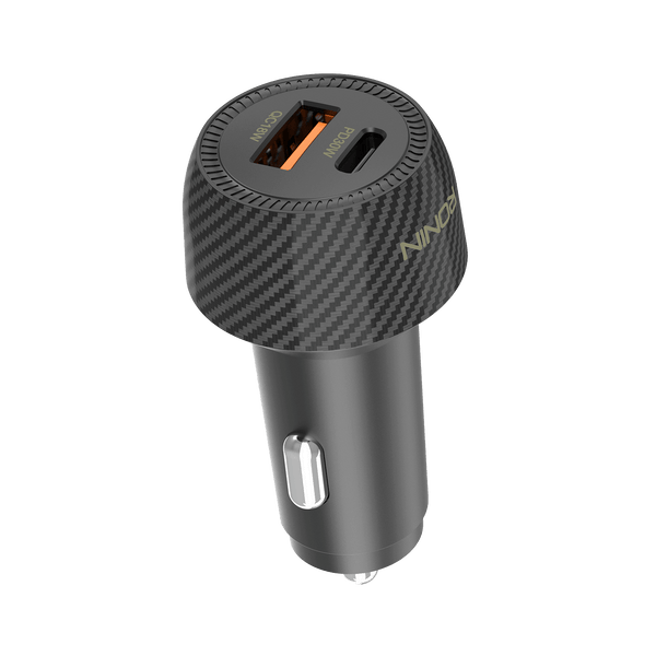 Ronin R-2505 38W Dual Port Fast Car Charger (Type-C + USB)