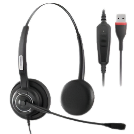 SY490MV Call Center Wired Headset with Microphone