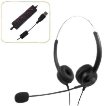 SY490MV Call Center Wired Headset with Microphone